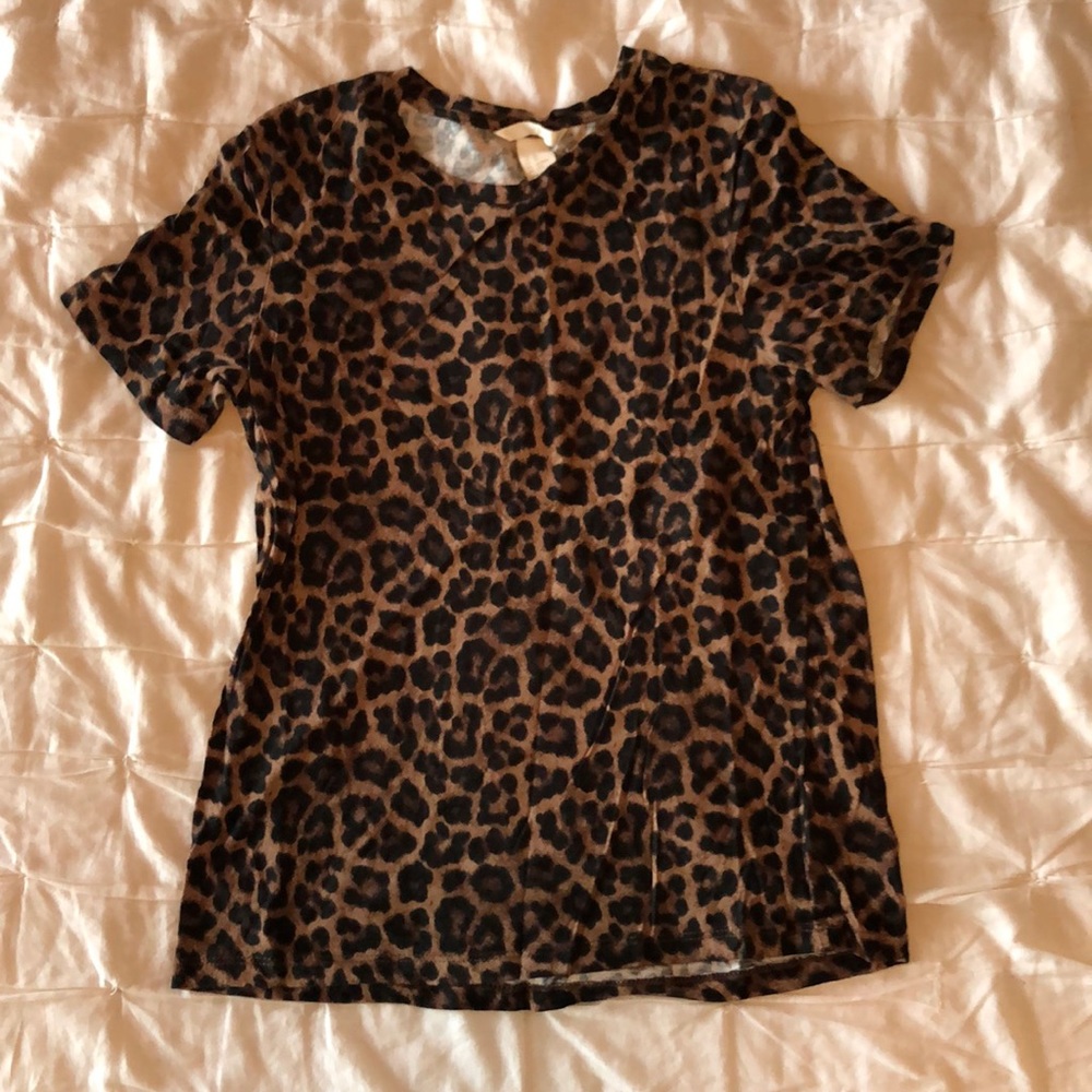 Leopard Print Tee